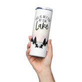Take Your Favorite Drink On-The-Go with Our Lake-Inspired Tumbler